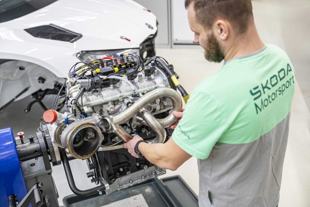 Škoda Fabia RS Rally2: Nový "Packet 25" zvyšuje výkon a komfort. Foto: 3koda Motorsport