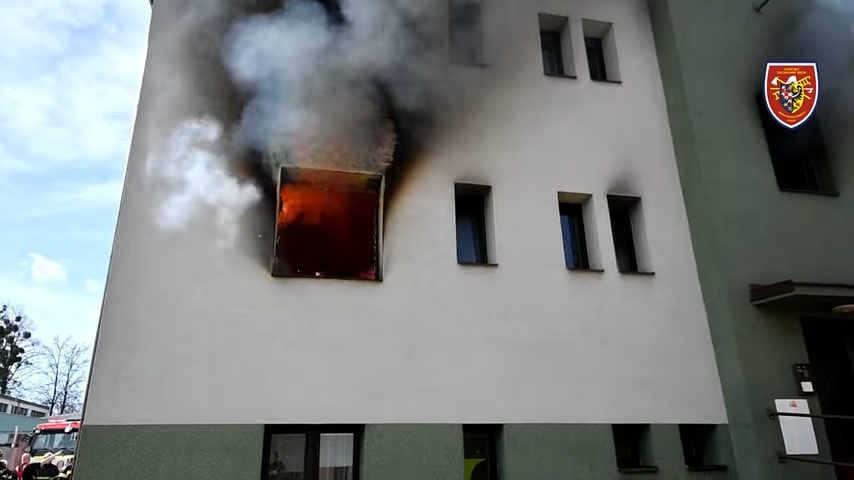Požár v domě s pečovatelskou službou si vyžádal lidský život. Zdroj: HZS Moravskoslezského kraje