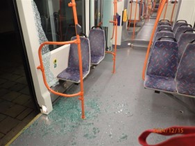 Brno bojuje s vlnou vandalismu v MHD. Foto: DPMB